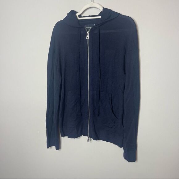 Sixtine Zip-Front camo Tock Strass Hoodie FLAWED new Large - Picture 3 of 15